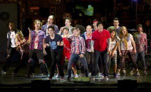 The touring cast of American Idiot