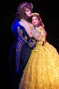 Darick Pead as the Beast and Hilary Maiberger as Belle