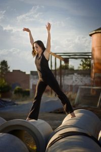 Dance maker Rebecca Wilson performs and presents “A Seemingly Lost Art of Tinkering.” Photo credit: Anny To
