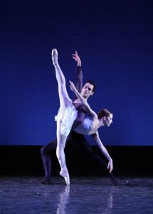 “Sonatine" Choreography by George Balanchine ©The George Balanchine Trust Photo by Chelsea Penyak dancers: Geoff Gonzalez, Ariana Samuelsson 