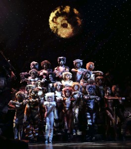 Under the moon is an appropriate place for the cast of 'Cats.' (Photo by Ken Jacques) 