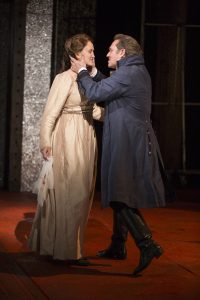 Angela Reed and Richard Thomas in Othello at the Old Globe Theatre.