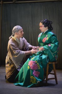 BD Wong and Marie-France Arcilla in The Orphan of Zhao at the La Jolla Playhouse. Kevin Berne Photos