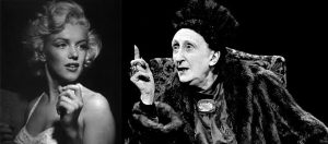 Marilyn Monroe and Edith Sitwell