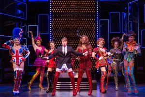 Steven Booth and cast of Kinky Boots at the Civic Theatre