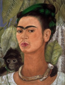 Frida Kahlo's "Self-Portrait with Monkey," 1938.