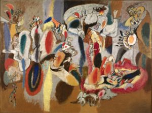 Arshile Gorky. "The Liver is the Cock's Comb," 1944.