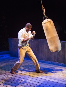 Robert Christopher Riley in Old Globe's The Royale. Jim Cox Photo