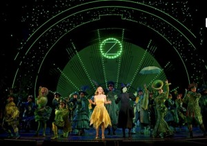The cast of Wicked, a musical based on the 1995 novel, by Gregory Maguire. Photo: Joan Marcus