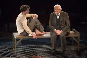 Eli Gelb, left, and Hal Linden in The Twenty-Seventh Man at the Old Globe.