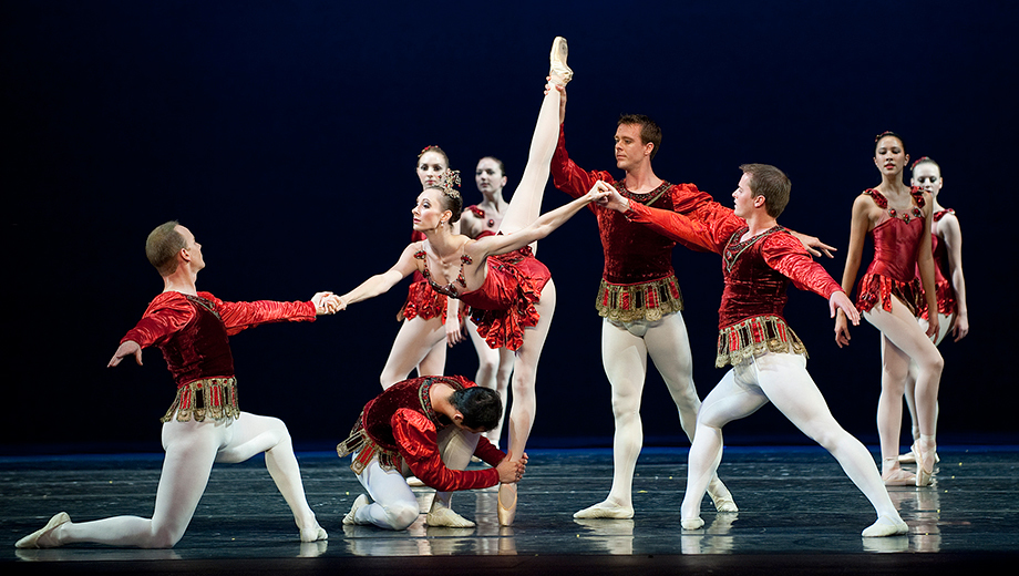 City Ballet of San Diego performs Balanchine's "Rubies."  Courtesy image