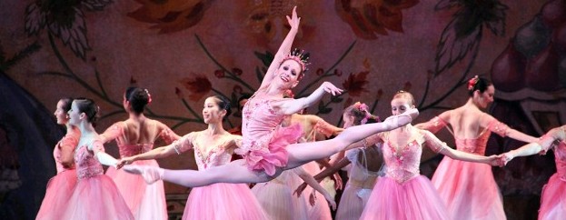 Ariana Gonzalez as Rose in Waltz of the Flowers. She also dances the role of Clara in City Ballet's The Nutcracker. Photo: Courtesy CB