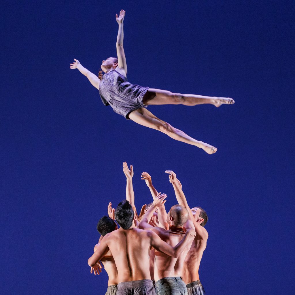Gravity-defying Stephanie Harvey takes flight in "Signatures" with Malashock Dance. 