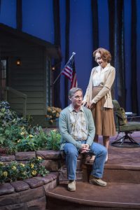 Richard Thomas and Hallie Foote in Camp David at The Old Globe Theatre. Jim Cox.