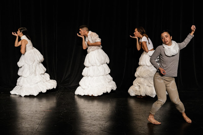 SILO. Choreography by Gina Bolles Sorensen and Kyle Sorensen of sombodies dance theater. Image: Jim Carmody