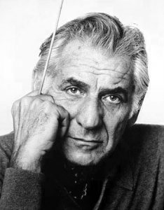 A life of angst and joy is reflected amid Leonard Bernstein's grizzled, eminently familiar countenance. Public domain photo
