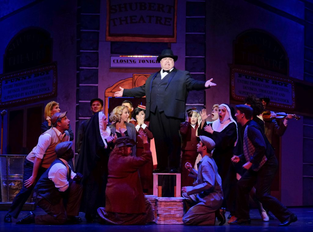 John Massey and cast members of The Producers. (Photos courtesy of Ken Jacques.)