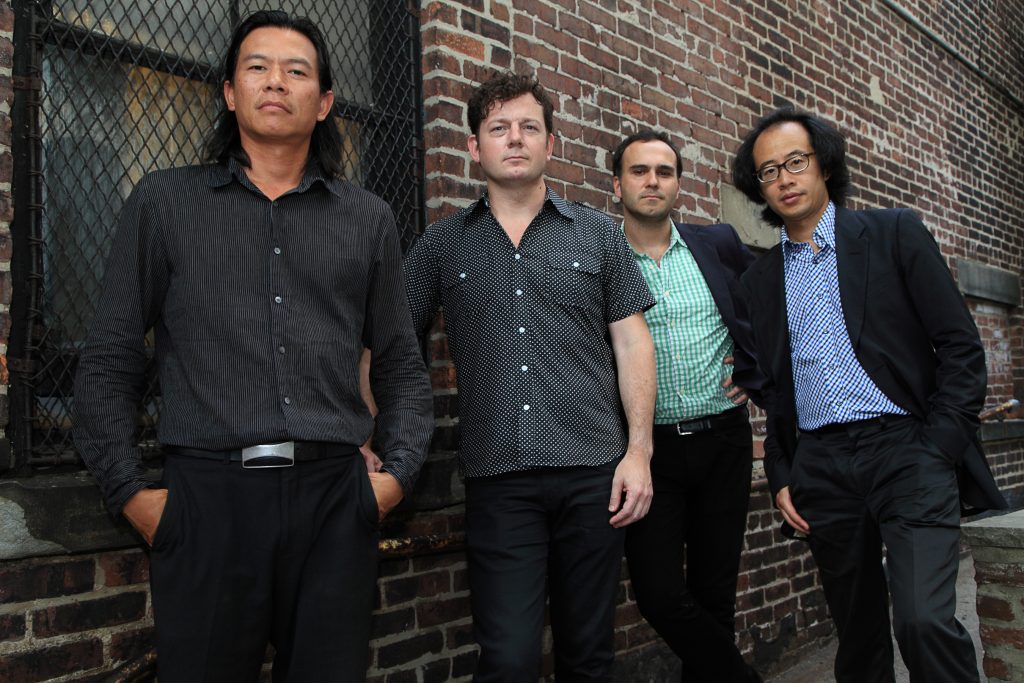 FLUX Quartet: Felix Fan, Conrad Harris, Max Mandel & Tom Chiu (from left) [photo courtesy of the artists]